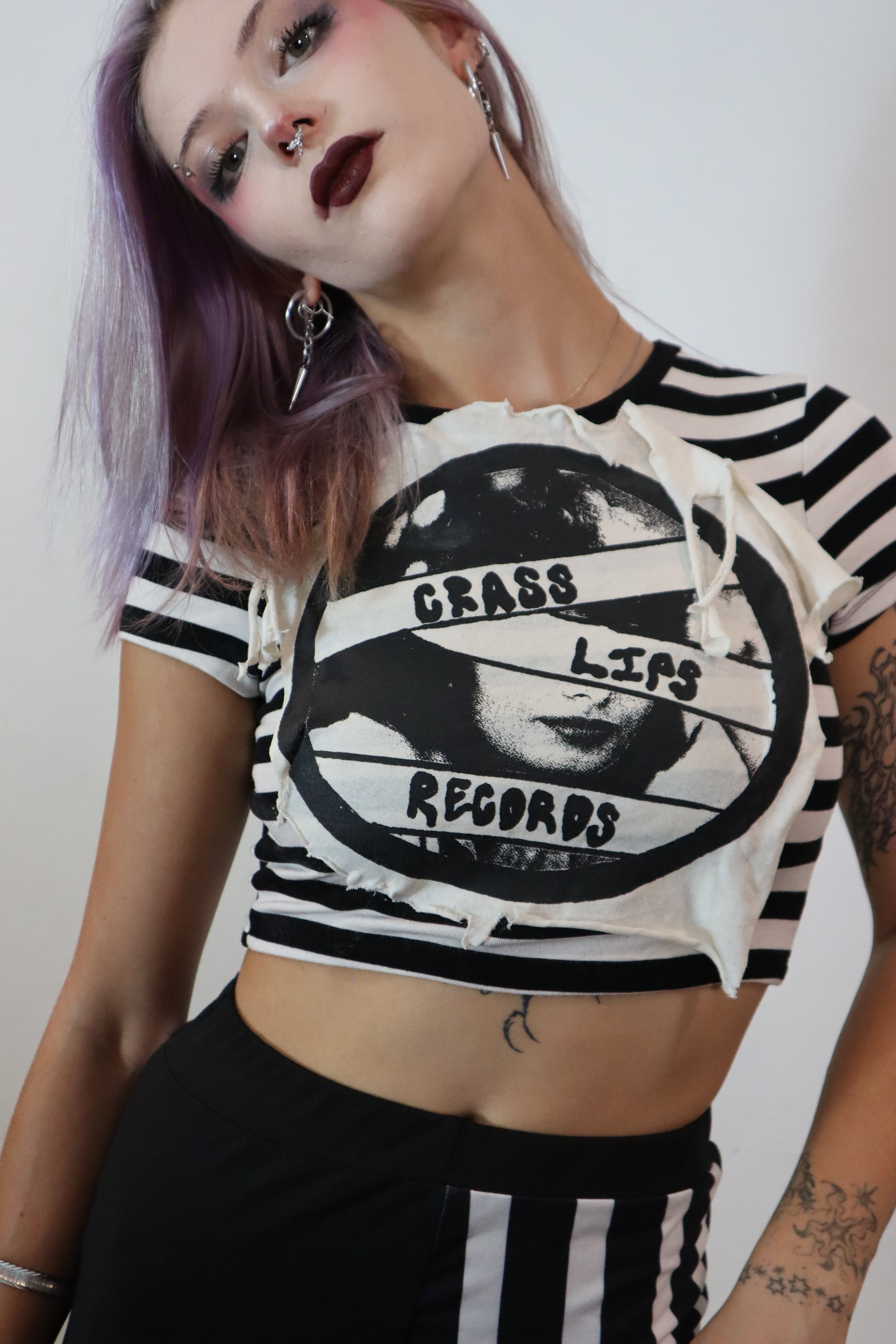 Crass Lips Crop Top