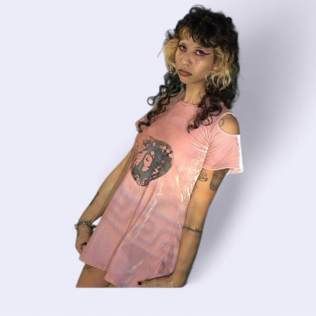 Light Pink Velvet Dress